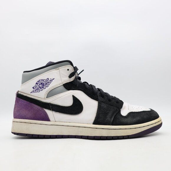 Nike Air Jordan 1 Mid SE Men's Size 11 Varsity Purple Basketball Casual Sneakers - Picture 1 of 12